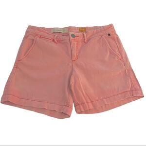 Pilcro and the Letterpress by Anthropologie Chino Shorts - Light Coral - Size 26